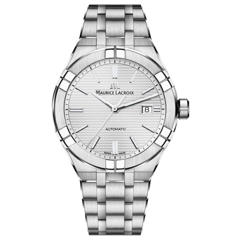 Maurice Lacroix Men's Aikon Silver Dial Watch - AI6008-SS002-130